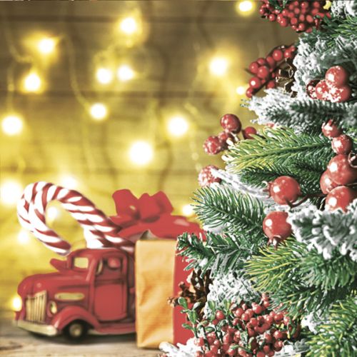 Maki ubrousky v�no�n� 3vrstv� 33 x 33 cm 20 ks - Cozy Scene with Christmas Lights Maki ubrousky v�no�n� 3vrstv� 33 x 33 cm 20 ks - Cozy Scene with Christmas Lights