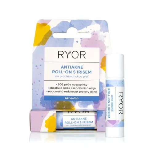 RYOR Aknestop antiakn� roll-on s irisem na problematickou ple� 5ml RYOR Aknestop antiakn� roll-on s irisem na problematickou ple� 5ml