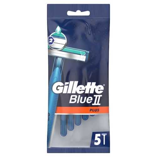 Gillette Blue II Plus jednor�zov� hol�tka 5 ks Gillette Blue II Plus jednor�zov� hol�tka 5 ks