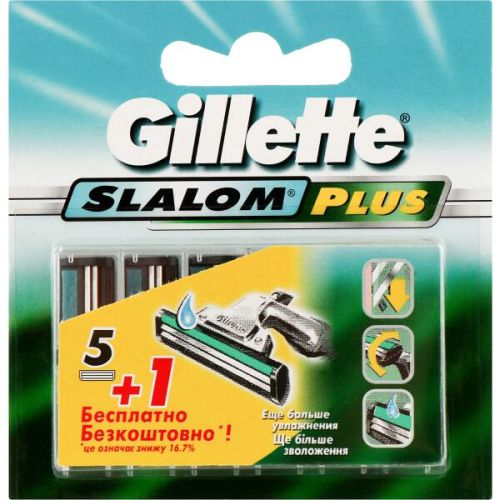 Gillette SLALOM Plus 5 ks /Contour Gillette SLALOM Plus 5 ks /Contour