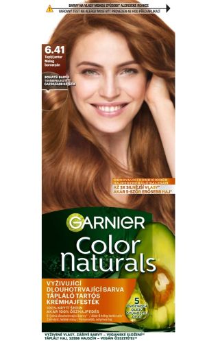 Garnier Color Naturals 6.41 tepl� jantar Garnier Color Naturals 6.41 tepl� jantar