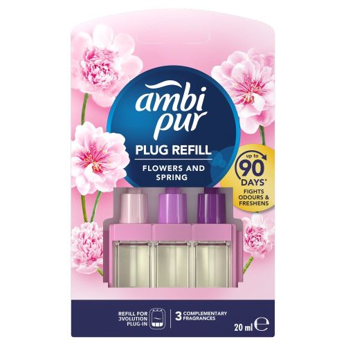 Ambi Pur 3Volution n�pl� do elektrick�ho osv�ova�e vzduchu Flowers&Spring 20 ml Ambi Pur 3Volution n�pl� do elektrick�ho osv�ova�e vzduchu Flowers&Spring 20 ml