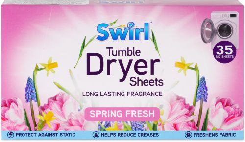 Swirl ubrousky do su�i�ky Spring Fresh 35 ks Swirl ubrousky do su�i�ky Spring Fresh 35 ks