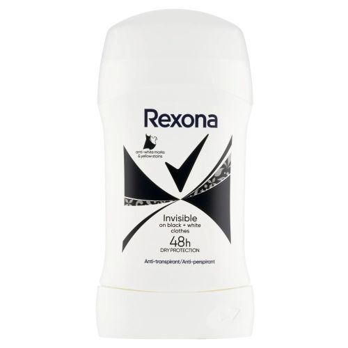 Rexona antiperspirant stick Invisible Black+White 50ml Rexona antiperspirant stick Invisible Black+White 50ml