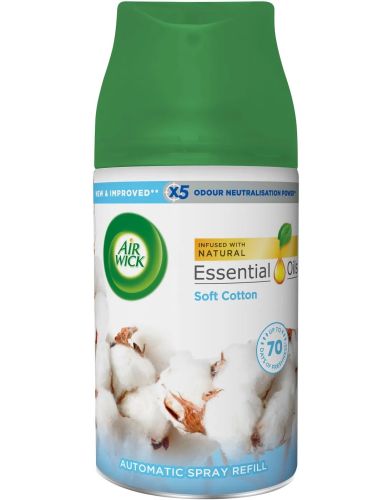 AirWick Freshmatic n�pl� do osv�ova�e vzduchu Jemn� bavlna 250 ml AirWick Freshmatic n�pl� do osv�ova�e vzduchu Jemn� bavlna 250 ml