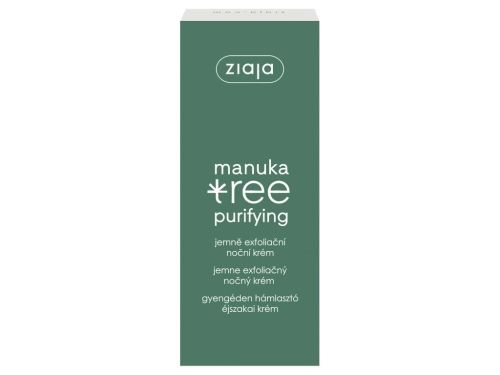Ziaja no�n� kr�m jemn� exfolia�n� s kys. mandlovou Manuka Tree 50 ml Ziaja no�n� kr�m jemn� exfolia�n� s kys. mandlovou Manuka Tree 50 ml