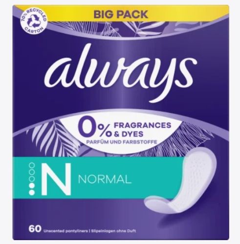 Always Fresh Protect Normal intimky 60 ks Always Fresh Protect Normal intimky 60 ks