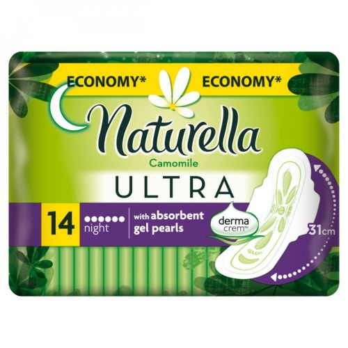 Naturella Ultra Camomile Thick Night 14 ks Naturella Ultra Camomile Thick Night 14 ks