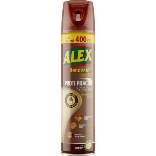 Alex Renov�tor n�bytku proti prachu antistatick� 400 ml Alex Renov�tor n�bytku proti prachu antistatick� 400 ml
