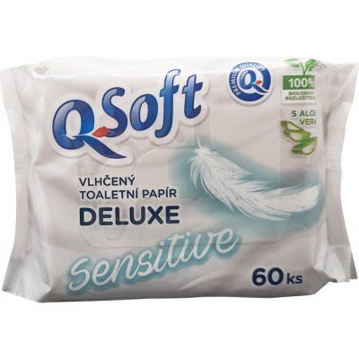 Q-Soft vlh�en� toaletn� pap�r Sensitive 60 ks Q-Soft vlh�en� toaletn� pap�r Sensitive 60 ks