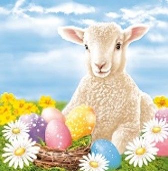 Maki ubrousky velikono�n� 3vrstv� 33 x 33 cm 20 ks - Lamb with Easter Eggs Maki ubrousky velikono�n� 3vrstv� 33 x 33 cm 20 ks - Lamb with Easter Eggs