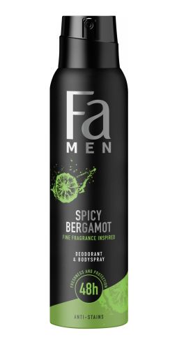Fa Men deospray Spicy Bergamot 150 ml Fa Men deospray Spicy Bergamot 150 ml
