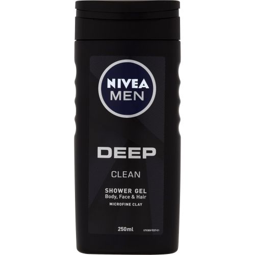 Nivea Men sprchov� gel Deep Clean 250 ml Nivea Men sprchov� gel Deep Clean 250 ml