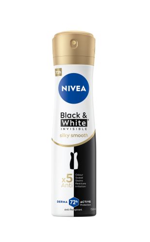 Nivea antiperspirant Black & White Silky Smooth 150 ml Nivea antiperspirant Black & White Silky Smooth 150 ml