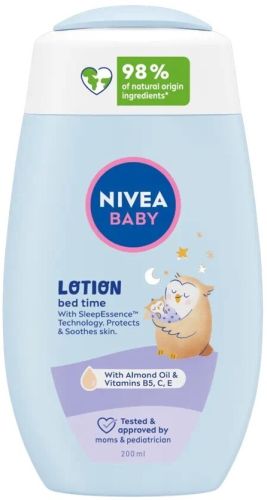 Nivea Baby Bed Time t�lov� ml�ko 200 ml Nivea Baby Bed Time t�lov� ml�ko 200 ml