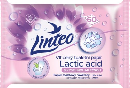 Linteo vlh�en� toaletn� pap�r s kyselinou ml��nou 60 ks Linteo vlh�en� toaletn� pap�r s kyselinou ml��nou 60 ks