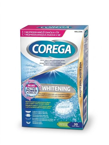 Corega �ist�c� tablety Whitening 30 ks